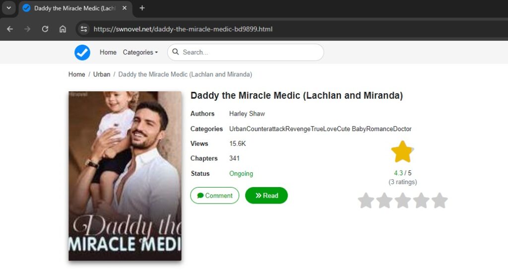 Daddy the miracle medic novel read online free