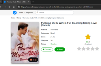 Pursuing My Ex-Wife in Full Blooming Spring novel (Naomi Goodwin and Charles Ward)