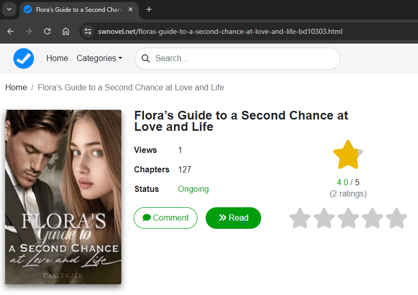 Flora’s Guide to a Second Chance at Love and Life novel