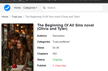 The Beginning Of All Sins novel (Olivia and Tyler) Free PDF