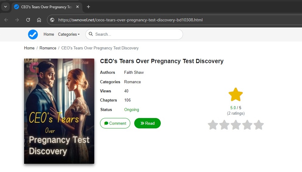 CEO's Tears Over Pregnancy Test Discovery Nina Walker and Nash York novel