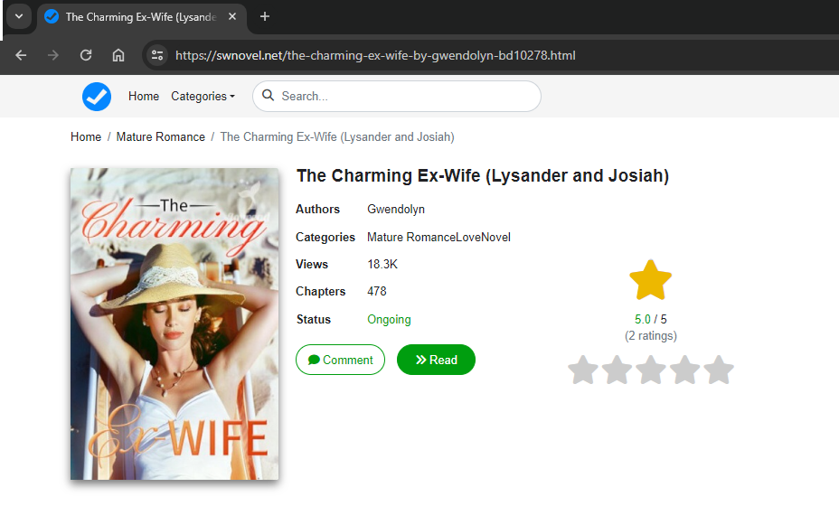 His Beloved Ex-Wife Lysander and Josiah novel read online Free PDF