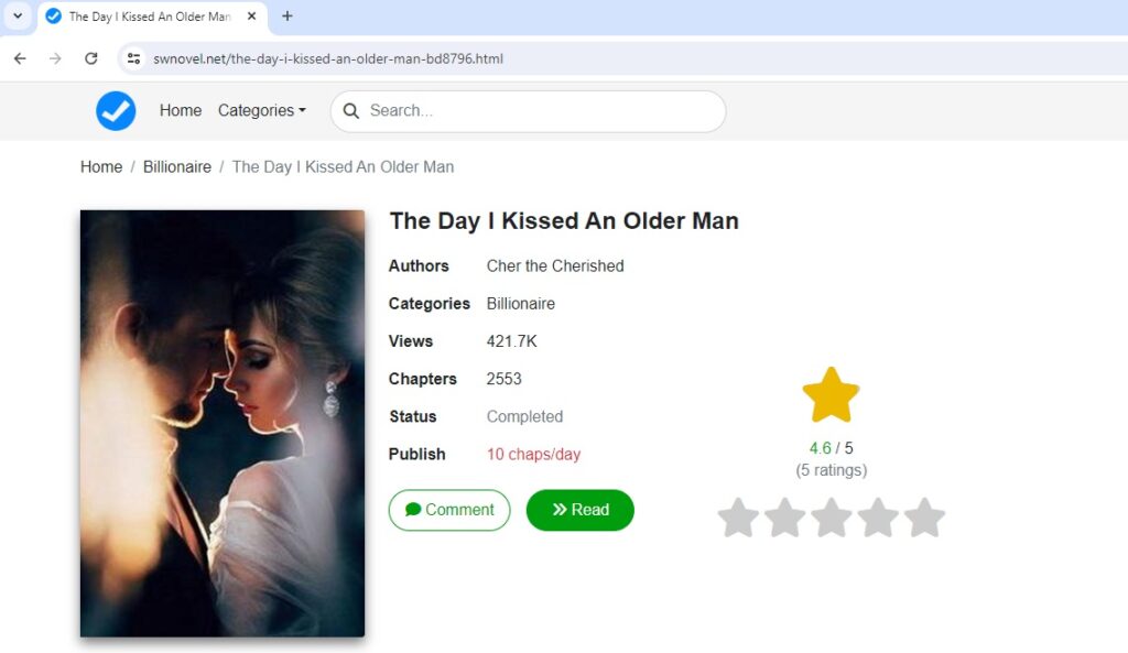 the day i kissed an older man pdf free download full novel