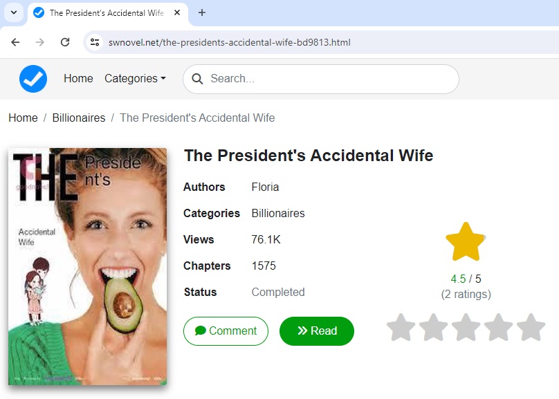 The president's accidental wife novel read online free pdf  part