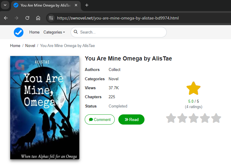 you are mine omega novel read online free english