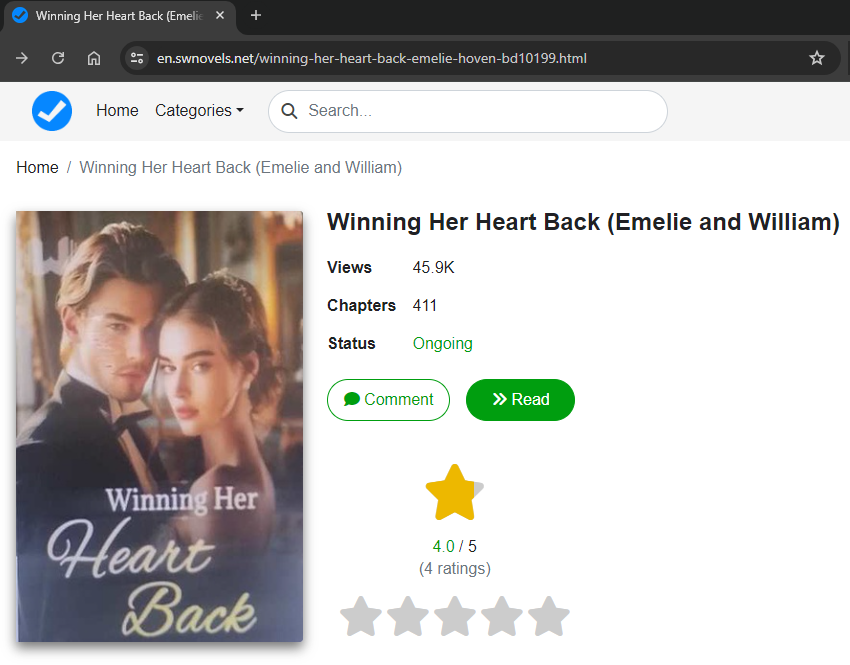 winning her heart back novel read online free